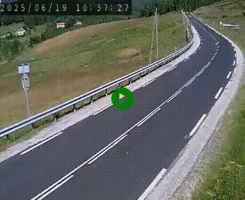 Webcam routière au niveau du col de la Chavade en Ardèche, sur la N102 à 1266 mètres d'altitude