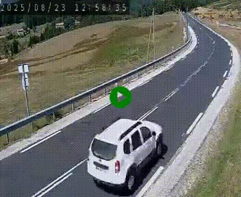 Webcam routière au niveau du col de la Chavade en Ardèche, sur la N102 à 1266 mètres d'altitude