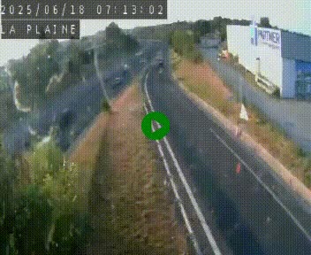 Caméra routière France - N109, Juvignac - La plaine, en direction de Clermont l'Hérault, à la sortie de Montpellier