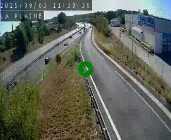 <h2>Caméra routière France - N109, Juvignac - La plaine, en direction de Clermont l'Hérault, à la sortie de Montpellier</h2>