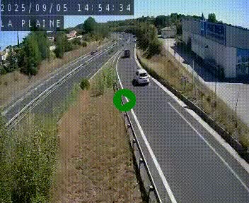 <h2>Caméra routière France - N109, Juvignac - La plaine, en direction de Clermont l'Hérault, à la sortie de Montpellier</h2>
