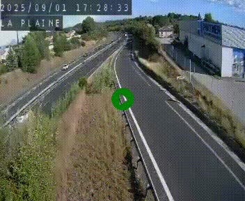 <h2>Caméra routière France - N109, Juvignac - La plaine, en direction de Clermont l'Hérault, à la sortie de Montpellier</h2>