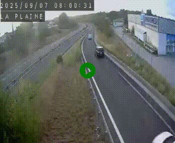 <h2>Caméra routière France - N109, Juvignac - La plaine, en direction de Clermont l'Hérault, à la sortie de Montpellier</h2>