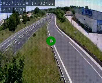 <h2>Caméra routière France - N109, Juvignac - La plaine, en direction de Clermont l'Hérault, à la sortie de Montpellier</h2>