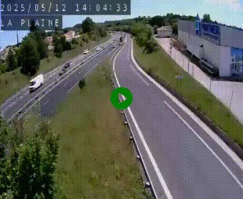 <h2>Caméra routière France - N109, Juvignac - La plaine, en direction de Clermont l'Hérault, à la sortie de Montpellier</h2>