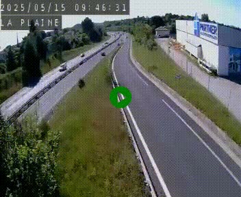 <h2>Caméra routière France - N109, Juvignac - La plaine, en direction de Clermont l'Hérault, à la sortie de Montpellier</h2>