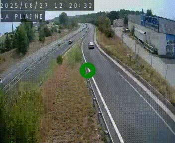 <h2>Caméra routière France - N109, Juvignac - La plaine, en direction de Clermont l'Hérault, à la sortie de Montpellier</h2>