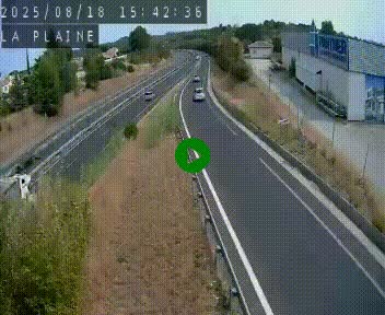 <h2>Caméra routière France - N109, Juvignac - La plaine, en direction de Clermont l'Hérault, à la sortie de Montpellier</h2>