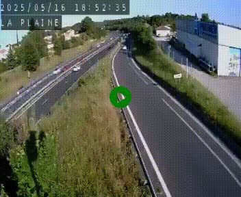 <h2>Caméra routière France - N109, Juvignac - La plaine, en direction de Clermont l'Hérault, à la sortie de Montpellier</h2>