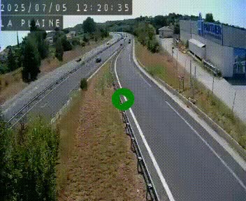 Caméra routière France - N109, Juvignac - La plaine, en direction de Clermont l'Hérault, à la sortie de Montpellier