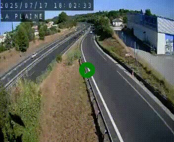 Caméra routière France - N109, Juvignac - La plaine, en direction de Clermont l'Hérault, à la sortie de Montpellier