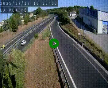 Caméra routière France - N109, Juvignac - La plaine, en direction de Clermont l'Hérault, à la sortie de Montpellier