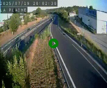 Caméra routière France - N109, Juvignac - La plaine, en direction de Clermont l'Hérault, à la sortie de Montpellier