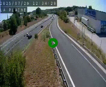 Caméra routière France - N109, Juvignac - La plaine, en direction de Clermont l'Hérault, à la sortie de Montpellier