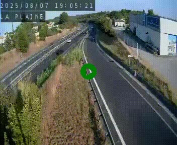 Caméra routière France - N109, Juvignac - La plaine, en direction de Clermont l'Hérault, à la sortie de Montpellier