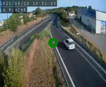 Caméra routière France - N109, Juvignac - La plaine, en direction de Clermont l'Hérault, à la sortie de Montpellier