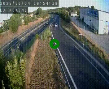 Caméra routière France - N109, Juvignac - La plaine, en direction de Clermont l'Hérault, à la sortie de Montpellier