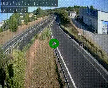 Caméra routière France - N109, Juvignac - La plaine, en direction de Clermont l'Hérault, à la sortie de Montpellier