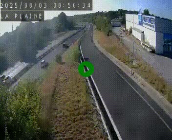 Caméra routière France - N109, Juvignac - La plaine, en direction de Clermont l'Hérault, à la sortie de Montpellier