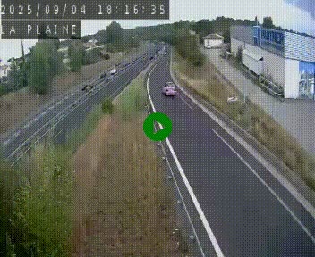 <h2>Caméra routière France - N109, Juvignac - La plaine, en direction de Clermont l'Hérault, à la sortie de Montpellier</h2>