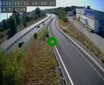 <h2>Caméra routière France - N109, Juvignac - La plaine, en direction de Clermont l'Hérault, à la sortie de Montpellier</h2>