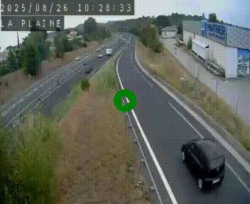 <h2>Caméra routière France - N109, Juvignac - La plaine, en direction de Clermont l'Hérault, à la sortie de Montpellier</h2>