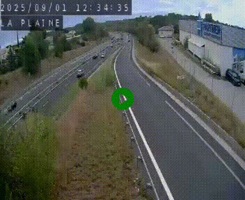 <h2>Caméra routière France - N109, Juvignac - La plaine, en direction de Clermont l'Hérault, à la sortie de Montpellier</h2>