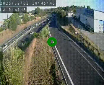 <h2>Caméra routière France - N109, Juvignac - La plaine, en direction de Clermont l'Hérault, à la sortie de Montpellier</h2>