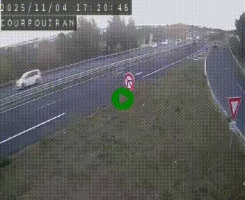 <h2>Caméra routière France - N109, Courpouiran - La plaine, en direction de Clermont l'Hérault, à la sortie de Montpellier</h2>