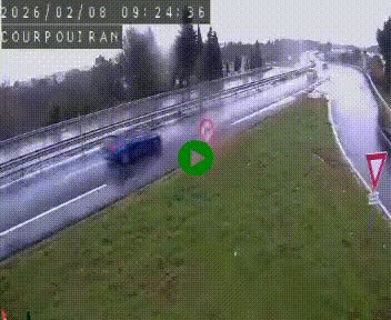 <h2>Caméra routière France - N109, Courpouiran - La plaine, en direction de Clermont l'Hérault, à la sortie de Montpellier</h2>