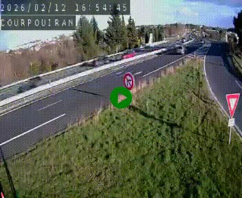 <h2>Caméra routière France - N109, Courpouiran - La plaine, en direction de Clermont l'Hérault, à la sortie de Montpellier</h2>