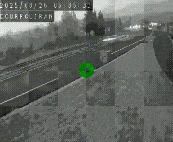 <h2>Caméra routière France - N109, Courpouiran - La plaine, en direction de Clermont l'Hérault, à la sortie de Montpellier</h2>