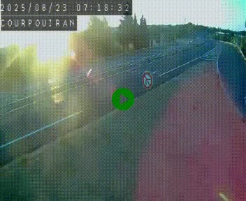 <h2>Caméra routière France - N109, Courpouiran - La plaine, en direction de Clermont l'Hérault, à la sortie de Montpellier</h2>