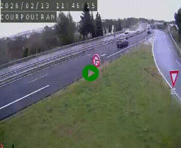 <h2>Caméra routière France - N109, Courpouiran - La plaine, en direction de Clermont l'Hérault, à la sortie de Montpellier</h2>