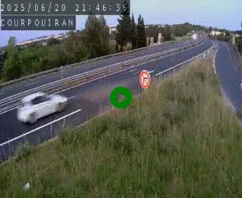 <h2>Caméra routière France - N109, Courpouiran - La plaine, en direction de Clermont l'Hérault, à la sortie de Montpellier</h2>