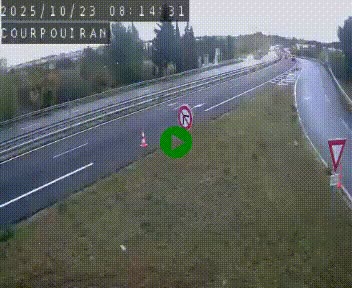 <h2>Caméra routière France - N109, Courpouiran - La plaine, en direction de Clermont l'Hérault, à la sortie de Montpellier</h2>
