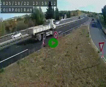 <h2>Caméra routière France - N109, Courpouiran - La plaine, en direction de Clermont l'Hérault, à la sortie de Montpellier</h2>