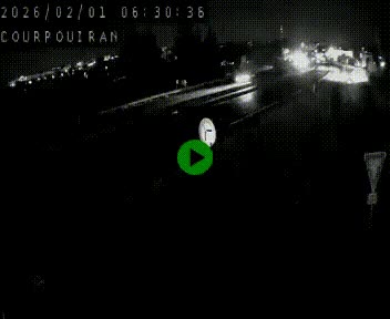 <h2>Caméra routière France - N109, Courpouiran - La plaine, en direction de Clermont l'Hérault, à la sortie de Montpellier</h2>