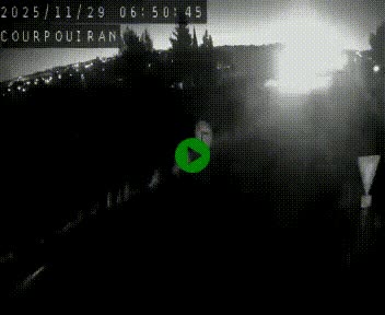 Caméra routière France - N109, Courpouiran - La plaine, en direction de Clermont l'Hérault, à la sortie de Montpellier