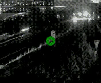 <h2>Caméra routière France - N109, Courpouiran - La plaine, en direction de Clermont l'Hérault, à la sortie de Montpellier</h2>