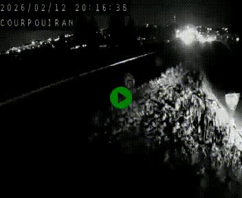 <h2>Caméra routière France - N109, Courpouiran - La plaine, en direction de Clermont l'Hérault, à la sortie de Montpellier</h2>