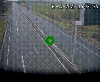 Caméra autoroute A75 à hauteur de La Cavalerie en direction de Montpellier, à proximité de l'aérodrome de Millau-Larzac