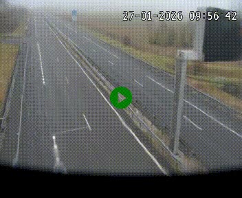 Caméra autoroute A75 à hauteur de La Cavalerie en direction de Montpellier, à proximité de l'aérodrome de Millau-Larzac
