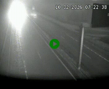 Caméra autoroute A75 à hauteur de La Cavalerie en direction de Montpellier, à proximité de l'aérodrome de Millau-Larzac