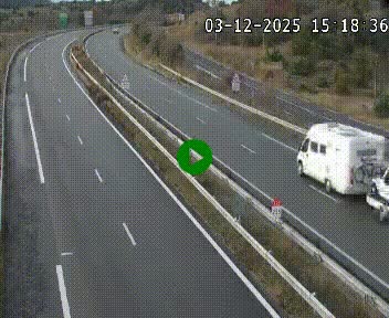 <h2>Caméra autoroute A75 à hauteur de la sortie 49 Le Caylar en direction de Montpellier</h2>