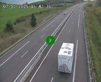 <h2>Caméra autoroutière France - A75, Montalies, à hauteur de Séverac-le-Chateau, en direction du viaduc de Millau</h2>