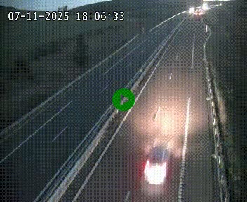 <h2>Caméra autoroutière France - A75, Montalies, à hauteur de Séverac-le-Chateau, en direction du viaduc de Millau</h2>