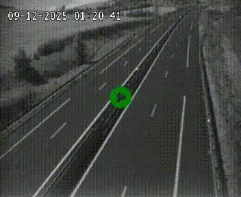 Caméra autoroutière France - A75, Montalies, à hauteur de Séverac-le-Chateau, en direction du viaduc de Millau