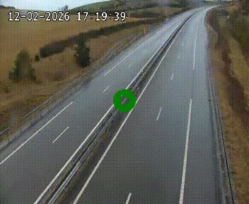 Caméra autoroutière France - A75, Montalies, à hauteur de Séverac-le-Chateau, en direction du viaduc de Millau