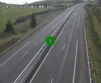 Caméra autoroutière France - A75, Montalies, à hauteur de Séverac-le-Chateau, en direction du viaduc de Millau